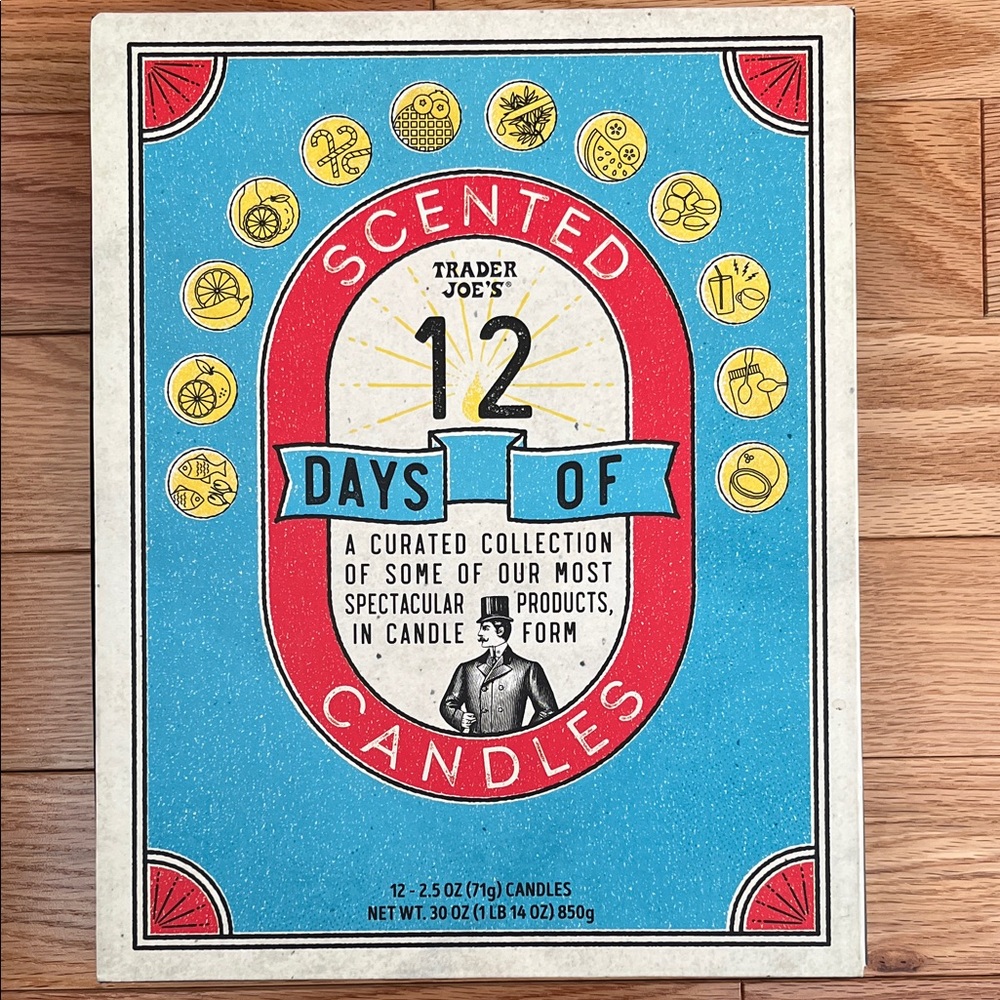 🆕 Trader Joe’s 12 days of scented candles, boxed